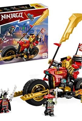LEGO 71783 NINJAGO Mech Rider Di Kai - EVOLUTION, Moto Giocattolo Ninja Potenziabile, Giochi Per Bambini, Bambine, Ragazzi E Ragazze Da Collezione Con Action Figure E 2 Minifigure