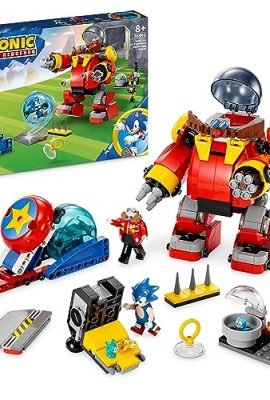 LEGO 76993 Sonic the Hedgehog Sonic vs. Robot Death Egg del Dr. Eggman, Gioco per Bambini e Bambine con Sfera della Velocità, Sistema di Lancio e 6 Personaggi, Regalo per Ragazzi e Ragazze da 8 Anni
