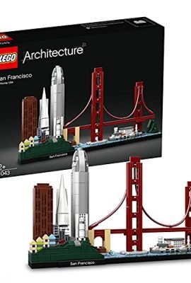 LEGO Architecture San Francisco, Kit di Modellismo, Regalo Creativo e Rilassante, Collezione Skyline per Adulti e Ragazzi di 12+ Anni, 21043