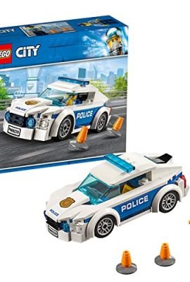 LEGO City Police Auto di Pattuglia della Polizia, Macchina Giocattolo con Minifigure del Poliziotto, Giochi per Bambini di 5+ Anni, 60239