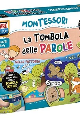 Lisciani Giochi - Montessori Maxi Tombola delle Parole, 92802, 3-6 anni