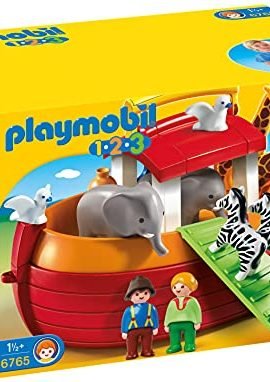 Playmobil 1.2.3 6765, Arca di Noè Portatile, dai 18 Mesi