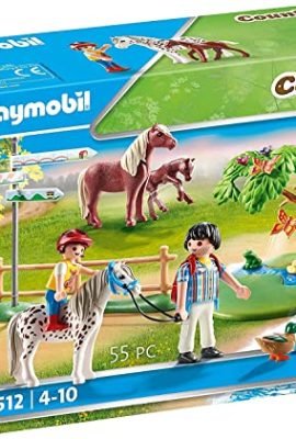 Playmobil Country 70512, Passeggiata con i Pony, dai 4 Anni