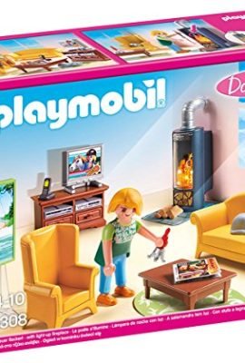 Playmobil Dollhouse 5308, Soggiorno con Stufa