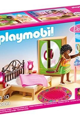 Playmobil Dollhouse 5309, Camera da Letto con Specchiera Giocattolo per Bambini dai 4 Anni