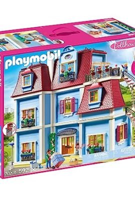 PLAYMOBIL Dollhouse 70205 - Grande casa delle bambole, Con campanello funzionante, Dai 4 anni