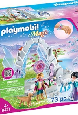 Playmobil Magic 9471, Portale dei Ghiacci con effetti luminosi e bracciale magico, Dai 4 anni