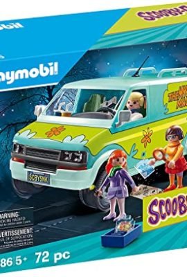 Playmobil SCOOBY-DOO! 70286, Mystery Machine con effetti luminosi, Dai 4 anni
