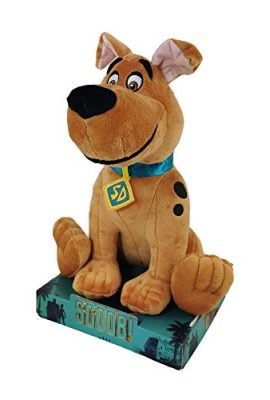 SCOOB! Scooby Doo - Peluches con Espositore del Nuovo Film qualità Super Soft - 28 Centimetri. (Scooby Giovane 28 cm)