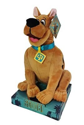 SCOOB! Scooby Doo - Peluches con Espositore del Nuovo Film qualità Super Soft - 28 Centimetri. (Scooby Adulto 30 cm)