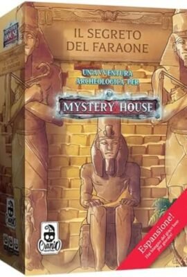 Cranio Creations - Mystery House: Il Segreto del Faraone, Una Nuova Avventura Per Questa Emozionante Escape Room 3D, Espansione, Edizione in Lingua Italiana