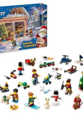 LEGO City Calendario dell’Avvento 2024, Giocattolo per il Conto alla Rovescia del Natale, Giochi Creativi per Bambini e Bambine da 5 Anni in su con 24 Sorprese, Idea Regalo da Collezione 60436